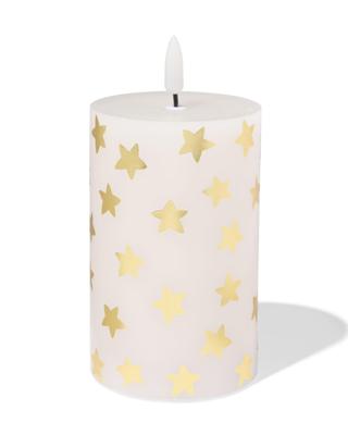 HEMA Led stompkaars 7.5x12x7.5cm ster wit