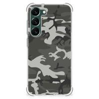 Samsung Galaxy S23 Plus Doorzichtige Silicone Hoesje Army Light - thumbnail