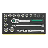 Stahlwille TCS 1/2 ZOLL 52/14/4 QR 96830352 Dopsleutelset - thumbnail