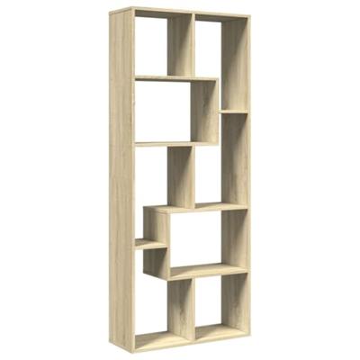 Kamerscherm / boekenkast 67x25x161,5 cm hout sonoma eikenkleur