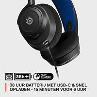 Steelseries Arctis Nova 7P Over Ear headset Bluetooth, Radiografisch Stereo Zwart, Blauw Ruisonderdrukking (microfoon) Headset, Volumeregeling, Microfoon - thumbnail