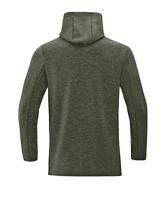 JAKO 6729D Sweater Met Kap Premium Basics Dames - Kaki Gemeleerd - 38 - thumbnail