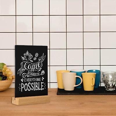 Krijtbord Europel houten voet A5 staand Krijtbord Europel houten voet A5 staand