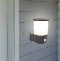 Searchlight MuurlampTucson met bewegingssensor - 0587GY - thumbnail
