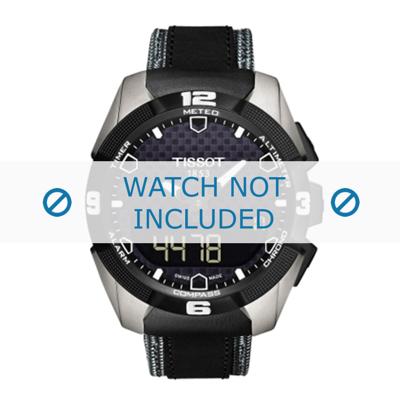 Horlogeband Tissot T-TOUCH SOLAR GENT / T091.420.A / T610035309 Leder Multicolor 22mm Horlogeband Tissot T-TOUCH SOLAR GENT / T091.420.A / T610035309 Leder Multicolor 22mm