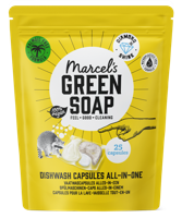 Marcel's Green Soap Vaatwascapsules - alles-in-een - 25 stuks - thumbnail