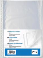 Geperforeerde showtas ft A4, 23-gaatsperforatie, pak van 25 stuks - thumbnail