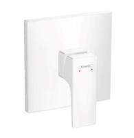 Hansgrohe Metropol ééngreeps douchemengkraan afbouwdeel met rechte greep, mat wit - thumbnail