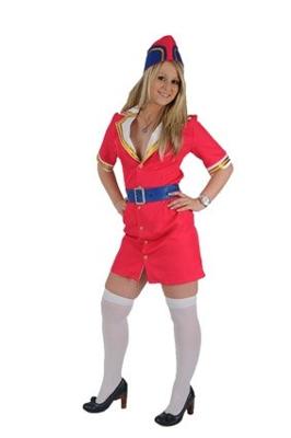 Stewardessen pakje pink