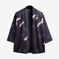 Kimono gewaad kleren voor Unisex retro partij plus grootte losse grootte: 5XL (als show) - thumbnail