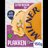 Milner Extra Belegen 30+ Kaas Plakken bij Jumbo - thumbnail
