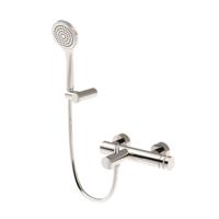 Badmengkraan Sanimex Giulini Opbouw HoH 15 cm Eenknops Met Badset Chroom Sanimex - thumbnail