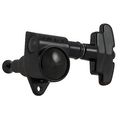 Grover Super Rotomatics 18:1 Gear Ratio 109-18 Series black chrome stemmechanieken set van 6 - 3x3