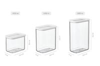 Mepal Bewaardoos Modula 1500ml wit - thumbnail