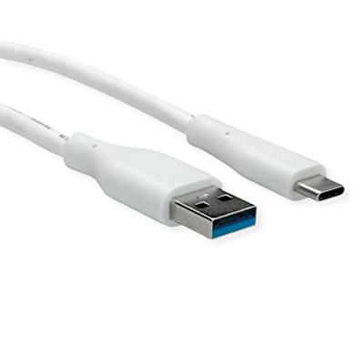 VALUE USB 3.2 Gen 1 kabel, type A-C, ST/ST, wit, 2 m