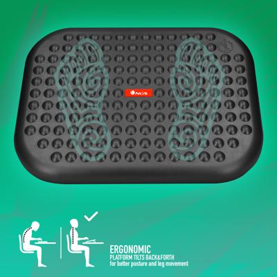 Voetensteun NGS Footnest 44,8 x 33,5 cm Zwart