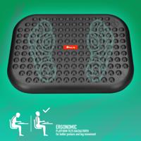 Voetensteun NGS Footnest 44,8 x 33,5 cm Zwart - thumbnail