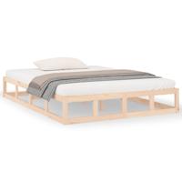 Bedframe massief hout 135x190 cm - thumbnail