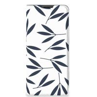 Motorola Moto G51 5G Smart Cover Leaves Blue - thumbnail