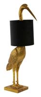 Tafellamp Birdy 77cm hoog goud - thumbnail