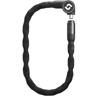 Kettingslot Serea Bold - 100 cm - zwart - ART2 keurmerk - thumbnail