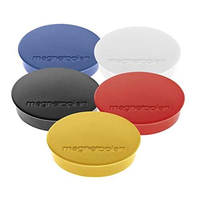 magnetoplan Magneet Discofix Standard (Ø x h) 30 mm x 8 mm Rond Donkerblauw 10 stuk(s) 1664214