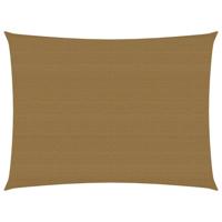 VidaXL Zonnezeil 160 g/m² 2,5x4 m hdpe taupe - thumbnail