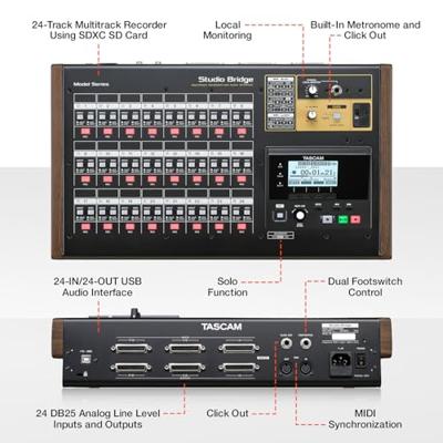 Tascam Studio Bridge 24-track line-recorder