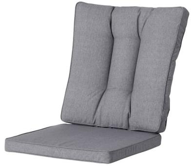 Wicker dining set outdoor Oxford grey 95 cm x 46 cm Madison - Madison