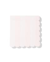 HEMA Servetten 24x24cm papier strepen roze - 20 stuks - thumbnail