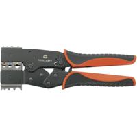 TOOLCRAFT 2-i-1 818644 Krimptang Geïsoleerde platte stekkers, Kabelschoenen, Doorverbinders - thumbnail