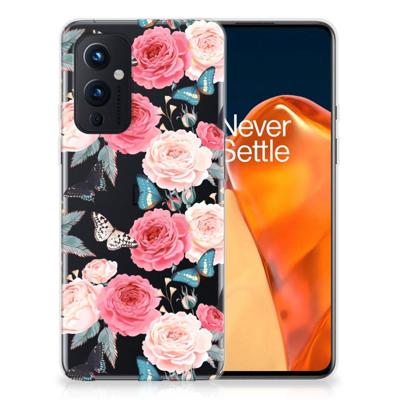 OnePlus 9 | TPU Case | Butterfly Roses OnePlus 9 | TPU Case | Butterfly Roses