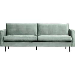 BePureHome Bank 'Rodeo' 2,5-zits, Velvet, kleur Mint BePureHome Bank 'Rodeo' 2,5-zits, Velvet, kleur Mint