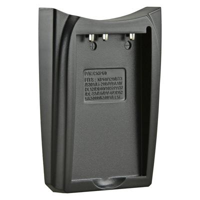 Accu-frontje voor duo en single oplader - voor Nikon accu EN-EL5