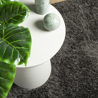 Vloerkleed ISTAN hoogpolig glanzend 100x200 cm antracietkleurig Vloerkleed ISTAN hoogpolig glanzend 100x200 cm antracietkleurig