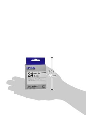 Epson LK-6WBN 24mm x 9m