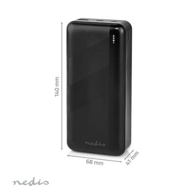 Nedis Powerbank | 32000 mAh | 2.4 / 3.0 / 3.25 A | Outputs: 2 | Output: 1x USB-A / 1x USB-C™ | Inputs: 1x Micro USB / 1x USB-C™ | PD3.0 45W / PD3.0 - thumbnail