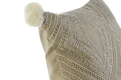 Kussenhoes DKD Home Decor Grijs 50 x 1 x 50 cm