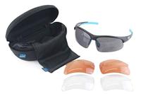 CONTEC sportbril "3dim" ct sunglasses 3dim black / neored - thumbnail