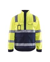 Blåkläder Jack, ongevoerd High-Vis 40231804 | High-Vis Geel/Marineblauw | Maat XXL - 7330509531341 - thumbnail