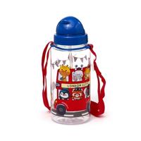 Ecozen Kinder Waterfles 450ml Flip Straw Adoramals Londen - thumbnail