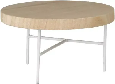 Mica Decorations Cesar decoratie tafel wit - h11,5xd20cm