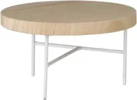 Mica Decorations Cesar decoratie tafel wit - h11,5xd20cm - thumbnail