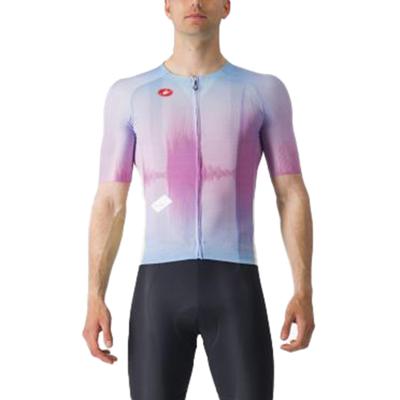 Castelli R-A/D fietsshirt korte mouw roze heren XL