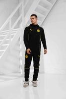Borussia Dortmund Casuals Hooded Trainingspak Senior 2024/2025 - Maat M - Kleur: ZwartGeel | Soccerfanshop - thumbnail