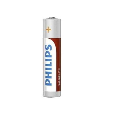 Philips r03 longlife aaa batterij 4 stuks