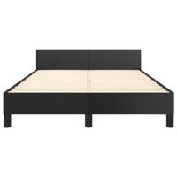 Bedframe zonder matras 120x190 cm kunstleer zwart - thumbnail