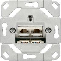 Computernetwerk aansluitdoos CAT6A dubbel 245200 - thumbnail