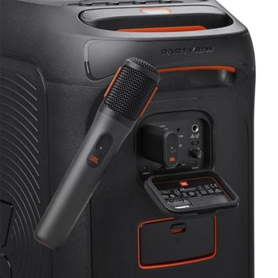 JBL Partybox Wireless Mic Microfoon Zwart