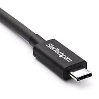 StarTech.com 0.5M THUNDERBOLT 3 CABLE 0.5m Thunderbolt 3 (40Gbps), TBLT34MM50CM - thumbnail